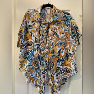 Listicle Paisley Shirt Size Large